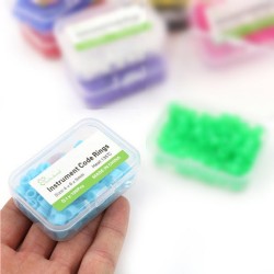 Autoclavable Color Code Rings, Large, Blue, PK/100