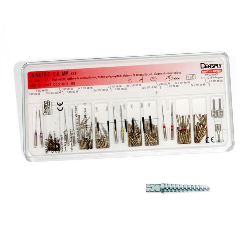 Unimetric Titanium Set Size 1.0