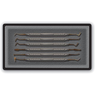 Composite Instruments Set, Gold Finish, 6 Pcs, Handle No. 4