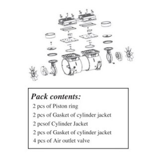 Repairing Kit for Oilless Air Compressor 550w