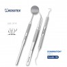 Dental Examination Set, 4 Pcs, Handle No. 4