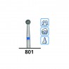 Flat-End Taper Long Diamond Burs G847, Coarse Grit, FG-018