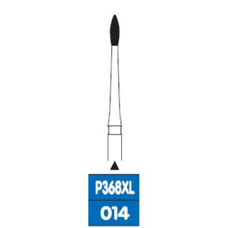 Perio Diamond Burs RA, Pointed Football 368XL, Fine Grit, FG-014