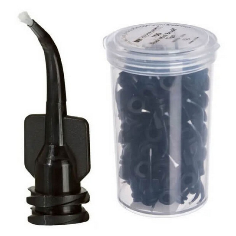 Black Mini Brush Tips, Precise Controlled Delivery