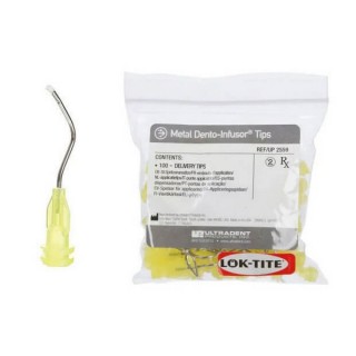 Metal Dento-Infusor Tips, Place Hemostatic Agents Precisely, Luer-Lock