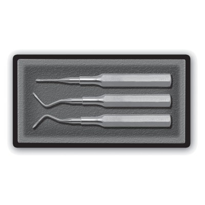 Dental Elevator Set, Heidbrink, 3 Pcs