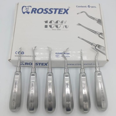 Dental Root Elevators Set, 6 Pcs