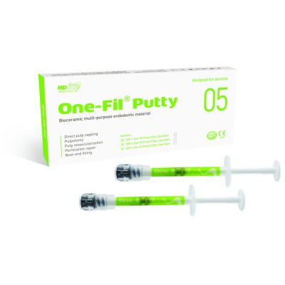 One-FilPutty, Bioceramic Root Canal Repair Cement, 1g Syringe