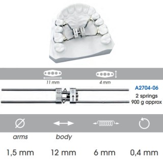 Memoria Spring Leaf Activated Expander, 6mm, 900g
