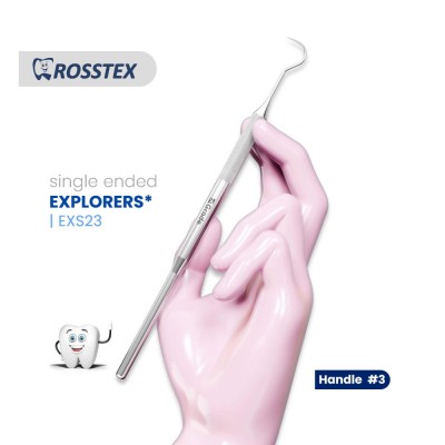 Dental Explorer 23, Handle No. 3, Single Ended