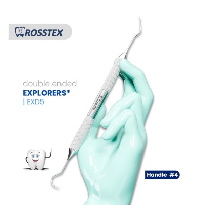 Dental Explorer 5, Handle No. 4, Double Ended