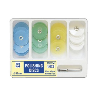 Polishing Discs, 16mm, Contouring + Finishing + Polishing Kit