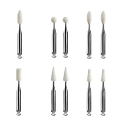 CERASTONE, Arkansas Stones for Composite Finishing, Extra Fine, Kit/10