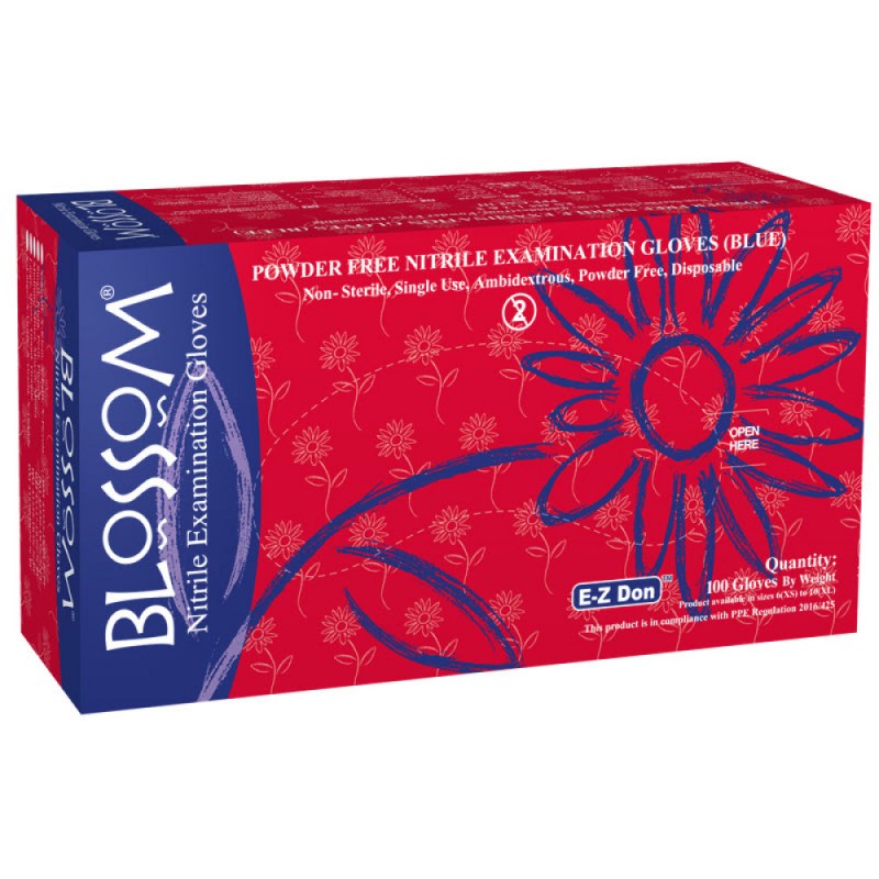 EZ Done Nitrile Gloves Small, PK/100