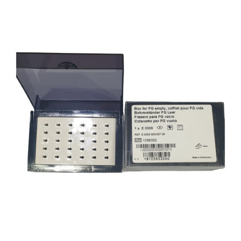 Dental Burs Holder, FG/RA Compatible, Autoclavable Organizer Tray