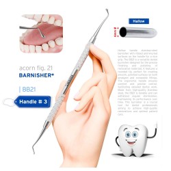 Dental Burnisher Acorn 21, Handle No. 3