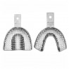 S.Steel Perforated Impression Trays No. 5 (Large), PK/2