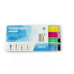 Assorted Color Max Brush Pre-Bent Brush, PK/100