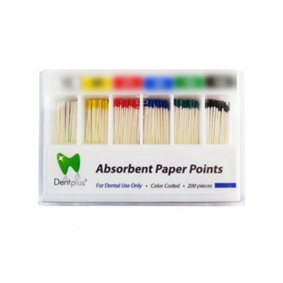 Dentplus Absorbent Paper Points, No. 15, PK/200