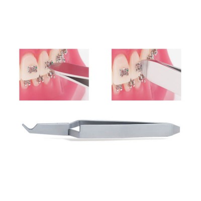 Direct Bond Tweezer with Bracket Aligner