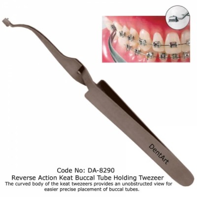 Reverse Action Keat Buccal Tube Holding Twezeer