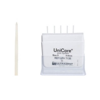 UniCore Post Size No. 0 (0.6mm) White
