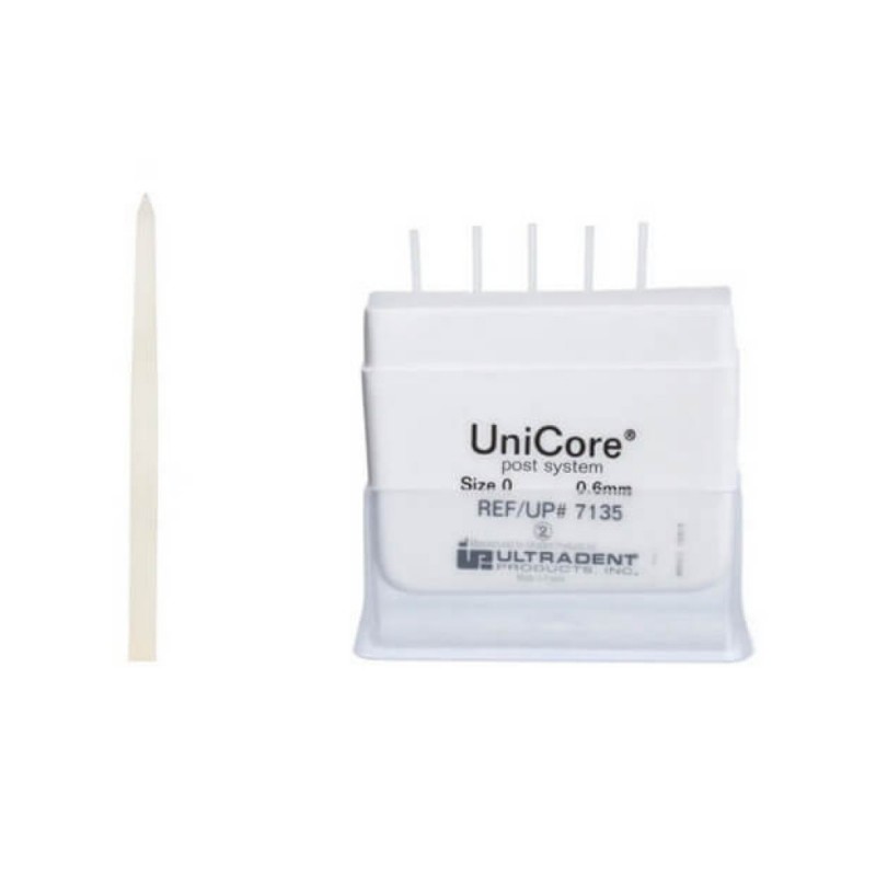 UniCore Post Size No. 0 (0.6mm) White