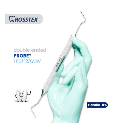 Dental Probe CP-12/Thin Williams, Handle No. 4, Double Ended