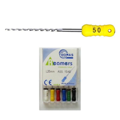 Thomas Reamers 25mm No. 45-80 Stainless Steel