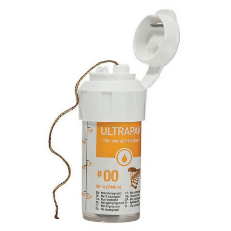 Ultrapak, 100% Cotton Knitted Retraction Cord, Size No. 00