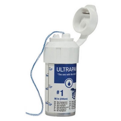 Ultrapak, 100% Cotton Knitted Retraction Cord, Size No. 1