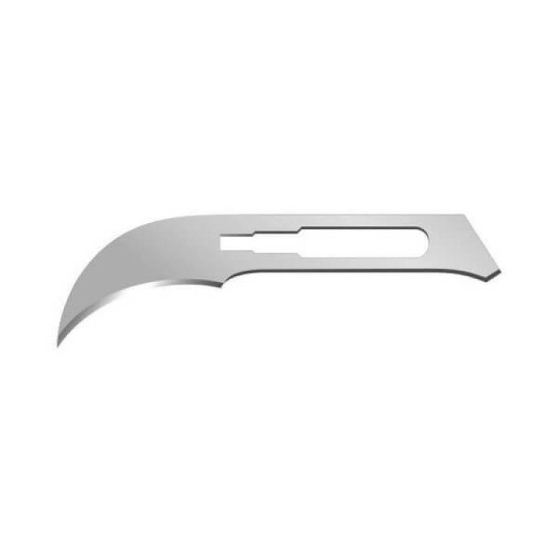 Surgical Blades, Carbon Steel, Sterile No. 12