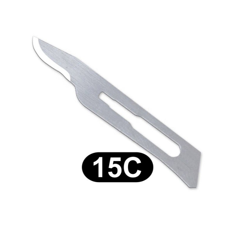 Surgical Blades, Carbon Steel, Sterile No. 15C