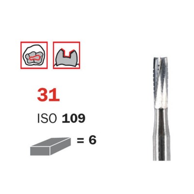 Surgical Carbide Bur, FG 012, X-Long, Cylinder ISO No. 109