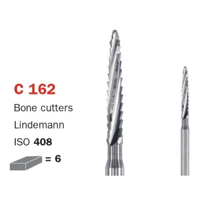 Surgical Carbide Bur, RA 016, X-Long, Aggressive Bone Cutter ISO No. 408