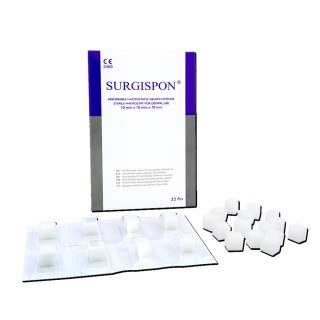 Surgispon Gelatin Sponge Cubes 10x10x10 mm, PK/32