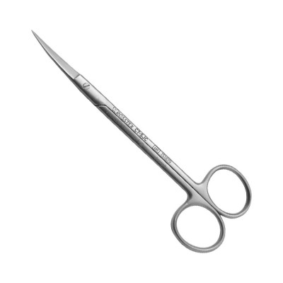 Surgical Scissor Joseph, 14.0 cm, Curved/Serrated