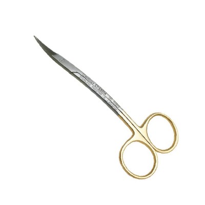 Surgical Scissor Lagrange, 11.5 cm, Double Curved/Serrated