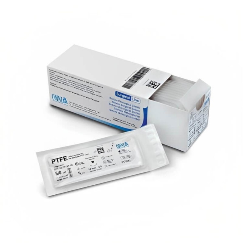PTFE Suture, 5/0 Circle, 12mm, 3/8 Circle Extra Reverse Cutting