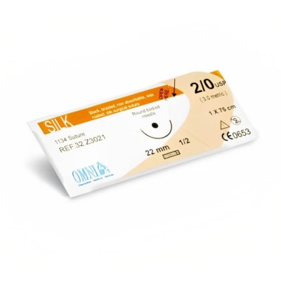 Silk Suture 3/0 Cutting Edge, 16mm, 3/8 Circle Cutting Edge