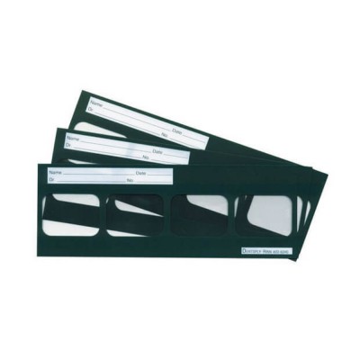 EZ-View Series 22: Green Masked No. 2 4H (67 x 181mm) PK/100