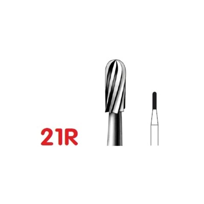 Round-End Cylinder Carbide Dental Burs FG21R, FG-010