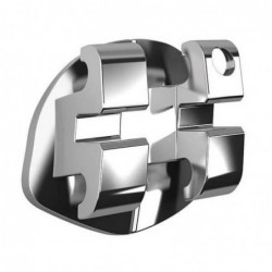 ORTHOS Mini-Twin Upper Right Central Brackets (+15T +5A) .022