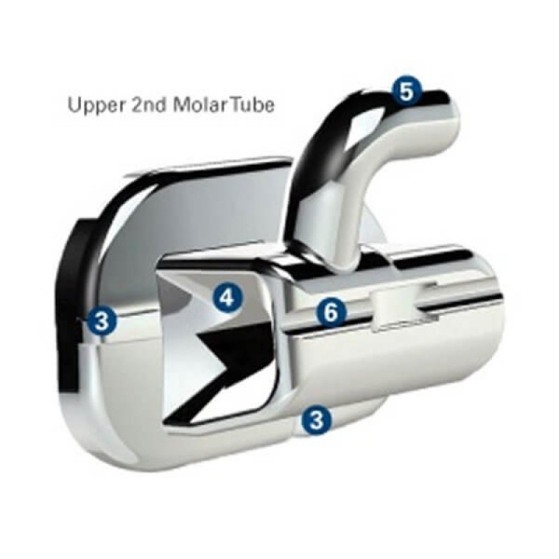 Accent Mini Buccal Tube, MBT U7R, .022 (-14/0/+10)