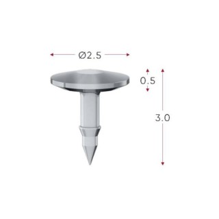 Membrane Tack, 3mm, 10 pcs