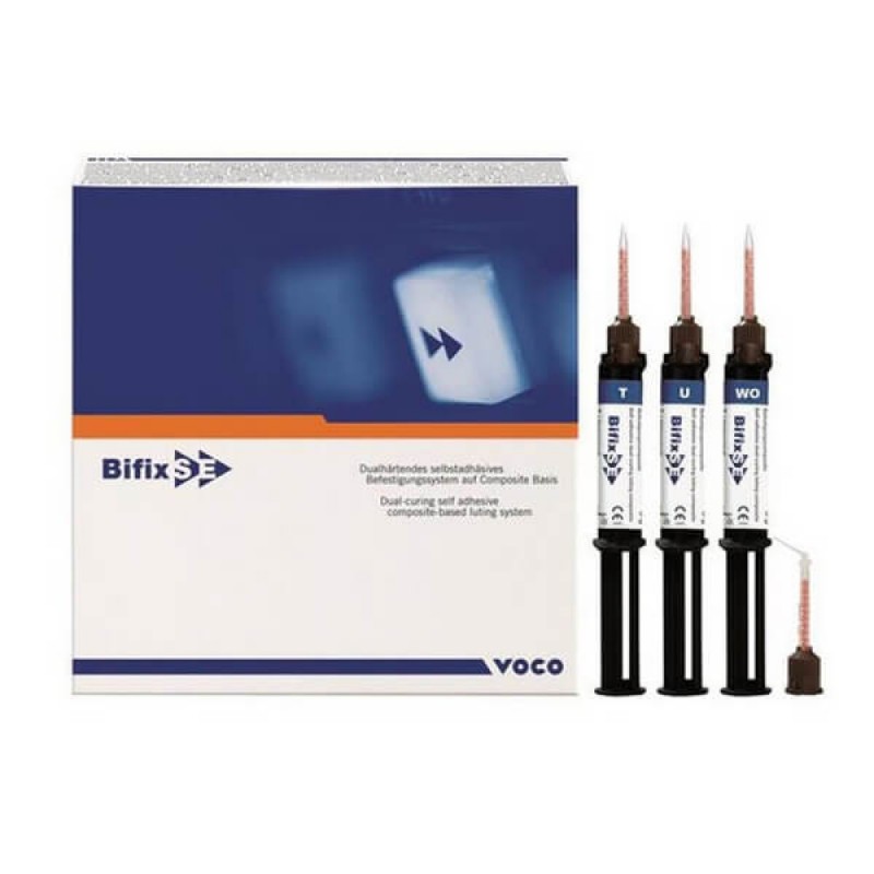 Bifix SE QuickMix, Transparent, Self-Adhesive Luting Cement, Syringe
